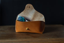 Load image into Gallery viewer, Theia Glasses Case in Russet Skirting - Ready to Ship - aether and vertu