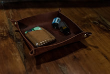 Load image into Gallery viewer, Lekane Valet Tray - Horween Football - aether and vertu